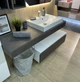 Тумба Fancy Marble Goodwin 1300 з умивальником Varna 600 Сіра - зображення 1