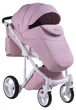 Коляска 2 в 1 Adamex Luciano ECO Q110 розовый пудра - изображение 5