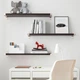 Набір настінних полиць IKEA BERGSHULT / GRANHULT 80х20 см чорно-коричневий (792.910.77) - зображення 2