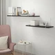 Набір настінних полиць IKEA BERGSHULT / PERSHULT 120х30 см чорно-коричневий (992.911.80) - зображення 4