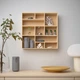 Настінна поліця IKEA SKUTSKAR 40х40 см березова фанера (605.158.07) - зображення 2