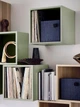 Настінна полиця IKEA EKET 35х35х35 см світло-зелена (905.108.51) - зображення 3