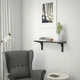 Настінна полиця IKEA BERGSHULT / RAMSHULT 80х20 см чорно-коричнева (292.906.12) - изображение 2