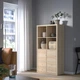 Стелаж з 4 вставками IKEA KALLAX 147х77 см білений дуб (291.975.72) - изображение 3