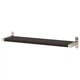 Настінна полиця IKEA BERGSHULT / GRANHULT 80х20 см чорно-коричнева (392.908.19) - зображення 1