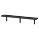 Настінна полиця IKEA BERGSHULT / RAMSHULT 120х20 см чорно-коричнева (093.254.72) - зображення 1