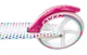 Самокат Raven Dots 200 с ручным тормозом, складной, белый - изображение 3