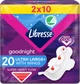 Гигиенические прокладки Libresse Ultra Goodnight Large ночные 20 шт (7310791220277) - изображение 1