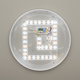 Люстра светодиодная потолочная LUMINARIA VOGUE 48W R405 WHITE 220V IP20, LED светильник с пультом ДУ - изображение 7