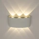 Светильник светодиодный настенный, LED бра LINZA SIX 6W Q170 3000K WHITE 220V IP54 - изображение 2