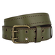 Ремень мужской кожаный хаки JK-4074 green (120 см) - изображение 1