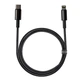 Кабель быстрой зарядки «Type-C to Lightning» Baseus Tungsten Gold PD 20W Fast Charge 1m, чёрный (CATLWJ-01) - изображение 5