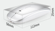 Компьютерная бесшумная USB беспроводная мышка Wireless 2.4 ГГц Mouse оптическая мышь на аккумуляторе (753346680) для пк/планшета (беспроводная мышь) Белая - изображение 5