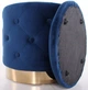 Пуф Janett AMF Blue/Golden (мягкий/сталь/ткань Велюр) (547484) - изображение 5