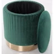 Пуф Monte AMF Green/Golden (м'який/сталь/тканина Велюр) (547482) - зображення 2