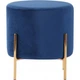 Пуф Mylene AMF Blue/Golden (мягкий/сталь/ткань Велюр) (547475) - изображение 5