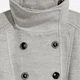 Пальто осеннее короткое женское H&M 0390162-05 32 Серое (KAY2000000831671) - изображение 3