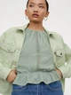 Топ женский H&M 0723173-01 34 Бирюзовый (KAY2000000986296) - изображение 1
