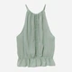 Топ женский H&M 0723173-01 34 Бирюзовый (KAY2000000986296) - изображение 4
