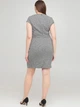 Сукня коротка жіноча H&M 0577512 36 Чорна з білим (KAY2000001111024) - зображення 2