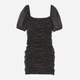 Платье с блестками на подкладке для женщины H&M 0921447 XS Черный - изображение 2