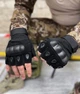 Тактические перчатки беспалые Oakley (велорукавицы, моторукавицы) Черные М - изображение 1