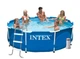 Каркасний басейн Intex 4485 л 305х76 см з насосом 2 006 л/год сходами тентом і підстилкою Синій (IP-172892) - зображення 1