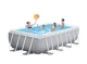 Каркасный бассейн Intex 10874 л 488х244х107 см ПВХ Серый (IP-171248) - изображение 1