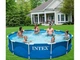 Каркасный бассейн Intex 6503 л 366x76 см ПВХ с лестницей и насосом 2006 л/ч Синий (IP-172510) - изображение 2
