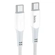 Кабель Hoco X70 Ferry Type-C to Type-C PD2.0 60W 20V 3A 1M White - зображення 1