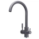 Смеситель для кухни под осмос Globus Lux LAZER GLLR-0333-3-TITANIUM - изображение 2