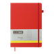 Книга записная Buromax Primo 190х250мм 96 листов в клетку обложка из искусственной кожи бордовый (BM.292161-13) - изображение 1