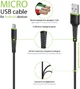 Кабель Intaleo CBFLEXM2 USB-A to Micro-USB 28W 2 м Черный (1283126521430) - изображение 4