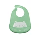 Детский нагрудник слюнявчик силиконовый с карманом CUMENSS Cat Aquamarine - изображение 1