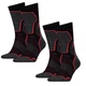Носки Head Hiking Crew Unisex 2-pack 35-38 black/red 781001001-232 - изображение 4