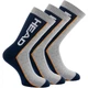 Шкарпетки Head Performance Crew 3-pack 35-38 gray/blue 781011001-870 - зображення 2