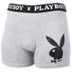 Трусы-боксеры Playboy Men's Underwear Classic 1-pack S grey ANNYA-0203 - изображение 1
