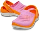 Детские сабо Crocs Kids’ LiteRide 360 Clog 24 ярко-розовый/оранжевый 206712 - изображение 1