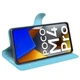 Чехол-книжка Deexe Book Type для Xiaomi Poco M4 Pro 4G - Blue - изображение 6