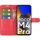 Чохол-книжка Deexe Book Type для Xiaomi Poco M4 Pro 4G - Red - зображення 5