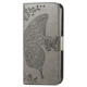 Чехол UniCase Butterfly Pattern для Xiaomi Poco M4 Pro 4G - Grey - изображение 2