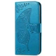 Чехол UniCase Butterfly Pattern для Xiaomi Poco M4 Pro 4G - Blue - изображение 2