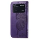 Чехол-книжка с рисунком UniCase Butterfly Pattern для Xiaomi Poco M4 Pro 4G - Purple - изображение 3