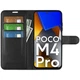 Класичний чохол-книжка Deexe Book Type для Xiaomi Poco M4 Pro 4G - Black - зображення 5