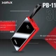 Внешний портативный аккумулятор power bank Sunix PB-11 30000mAh 2.4A 5W 2xUSB/Type-C/MicroUSB Black-Red (PB-11) - изображение 3
