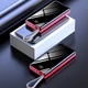 Внешний портативный аккумулятор power bank Sunix PB-11 30000mAh 2.4A 5W 2xUSB/Type-C/MicroUSB Black-Red (PB-11) - изображение 5