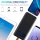 Внешний портативный аккумулятор power bank ACL PW-44 50000mAh 2.1A 5W USB/Type-C/MicroUSB/Lightning Black (PW-44B) - изображение 6