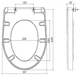 3013129 Кришка soft-close д/компакту 3010129/3020129 GREDOS DEVIT ag-185896 - изображение 2