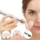 Массажер для лица Flawless Contour Розовый роликовый портативный с 2 насадками - изображение 9