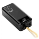Внешний портативный аккумулятор power bank ACL PW-44 50000mAh 2.1A 5W USB/Type-C/MicroUSB/Lightning Black (PW-44B) - изображение 1